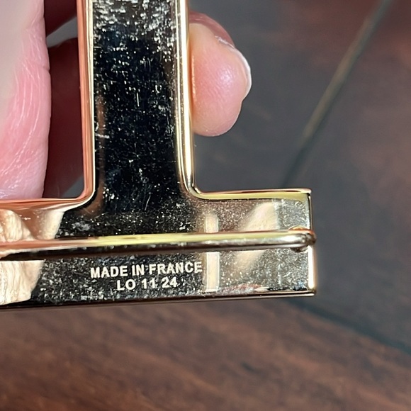 Hermes H Belt Buckles Gold Platinum & Reversible Leather Strap size 90 - Picture 4 of 16